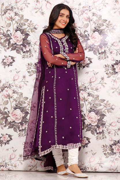 Violet Mist Shirt and Dupatta With Pants