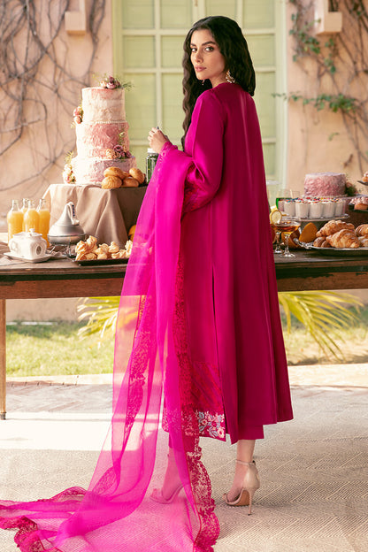 Fiery Magenta Shirt and Dupatta
