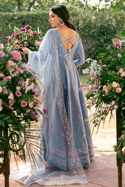 Periwinkle Bloom Kalidaar and Dupatta