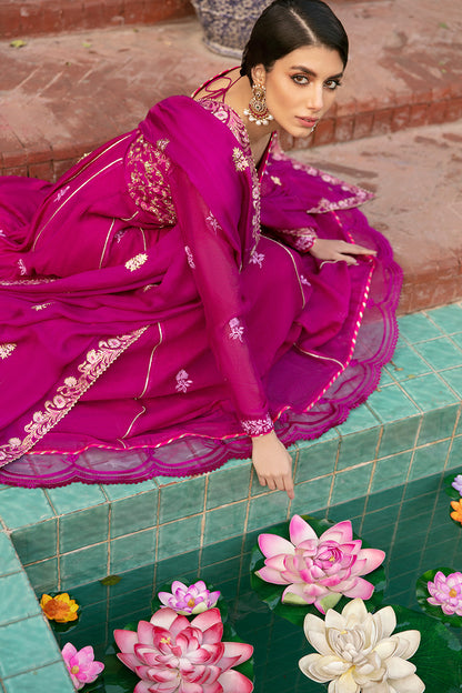 French Rose Kalidaar and Dupatta