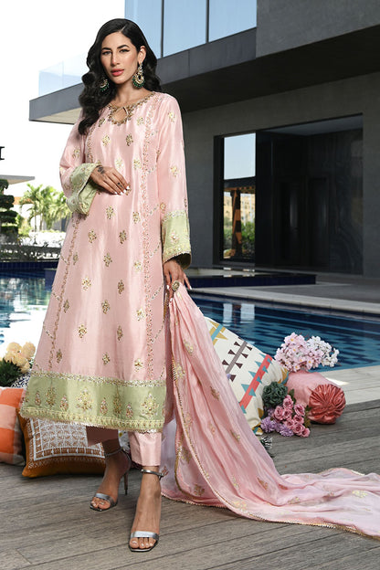 Crystal Rose Shirt and Dupatta