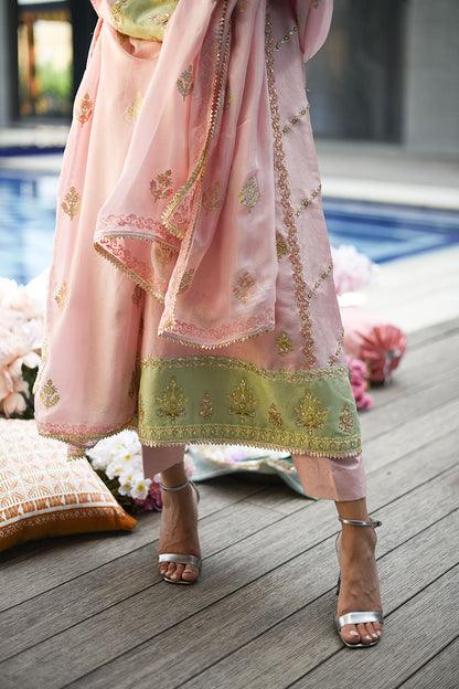 Crystal Rose Shirt and Dupatta