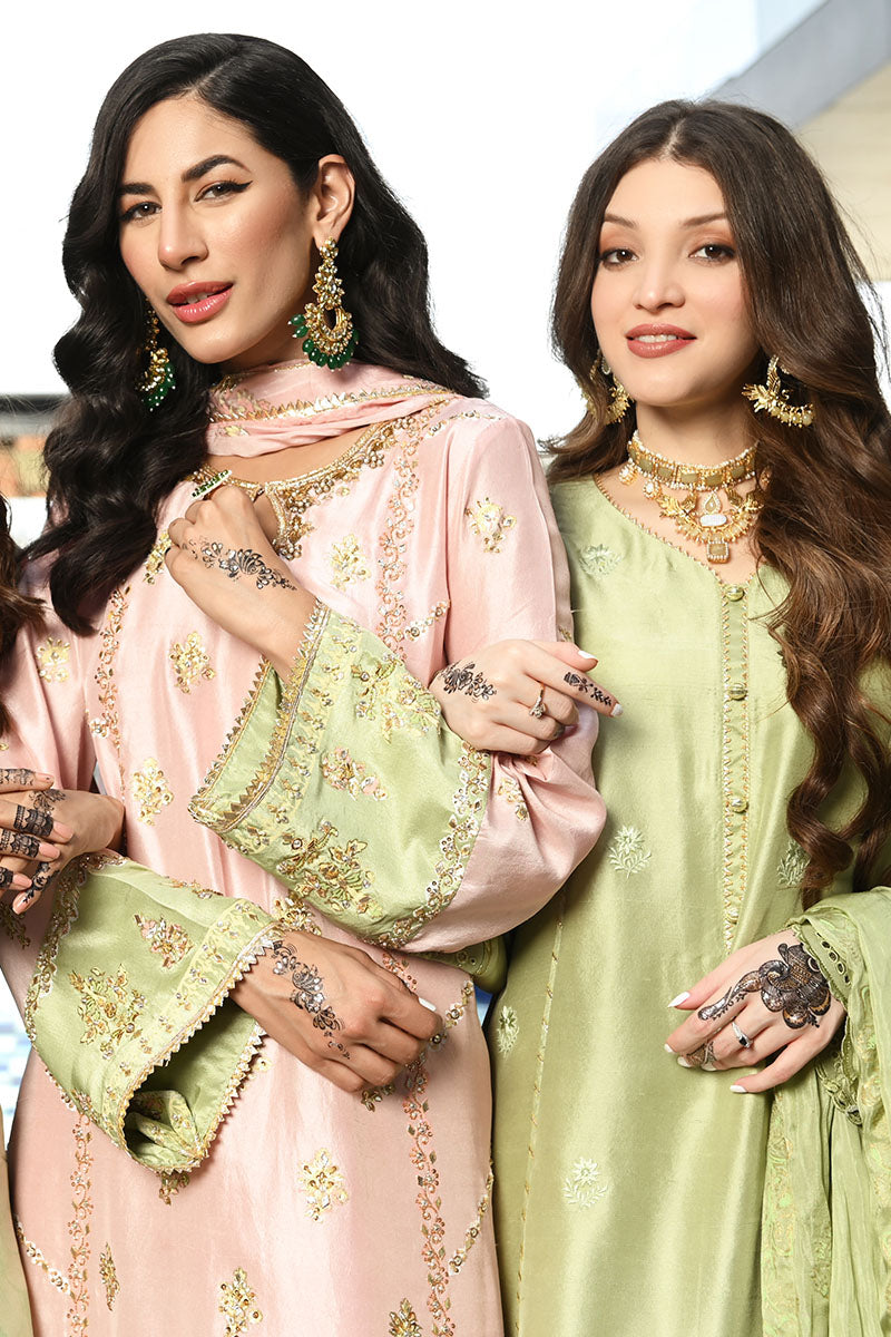 Crystal Rose Shirt and Dupatta