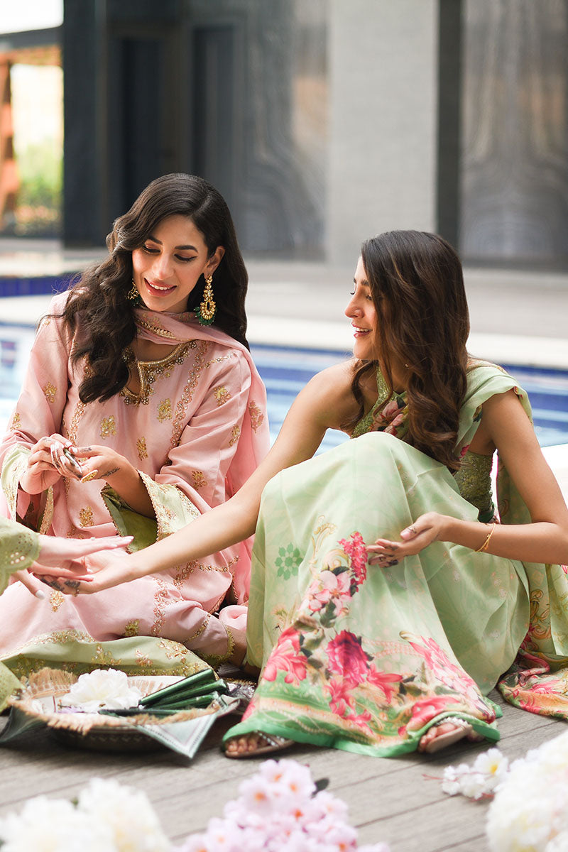 Crystal Rose Shirt and Dupatta