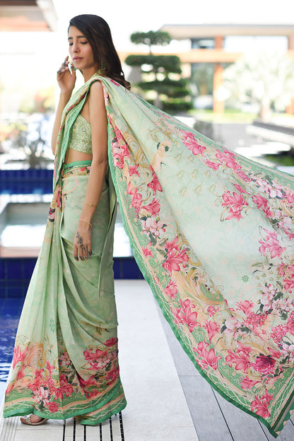 Aloe Wash Saree