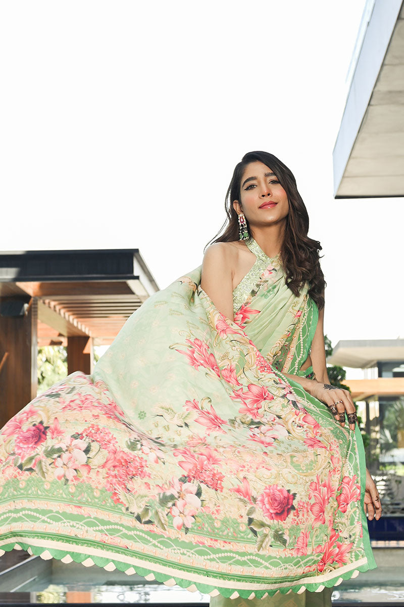 Aloe Wash Saree