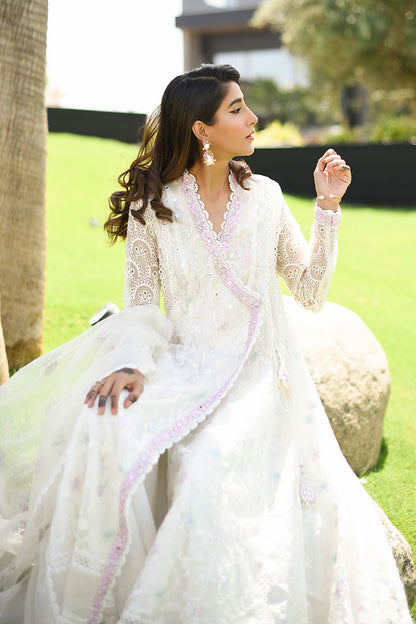 Cloud dancer Kalidaar and Dupatta