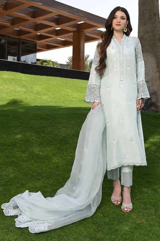 Blue fog Shirt and Dupatta