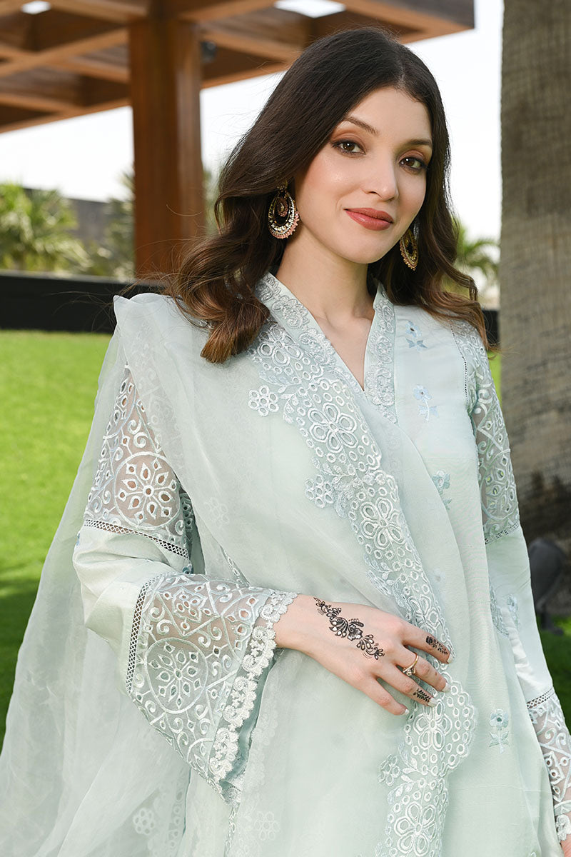 Blue fog Shirt and Dupatta