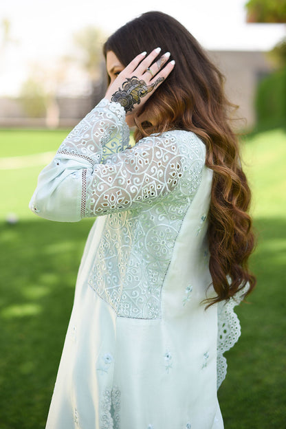 Blue fog Shirt and Dupatta