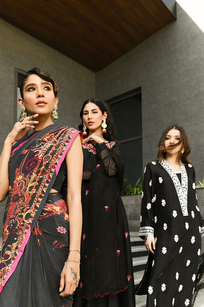 Black Ink Saree