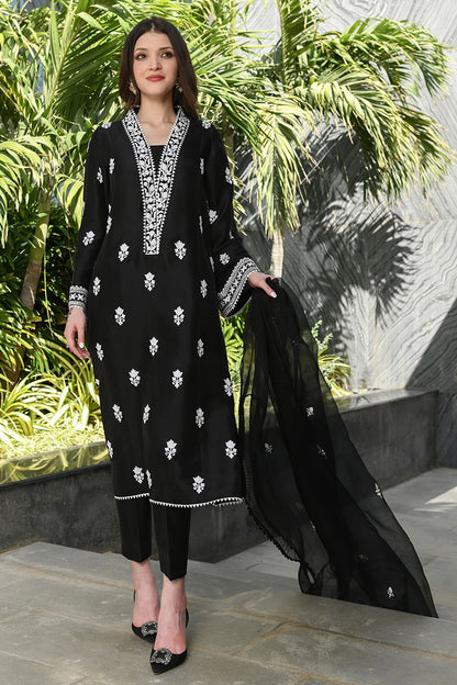 Black Diamond Shirt and Dupatta