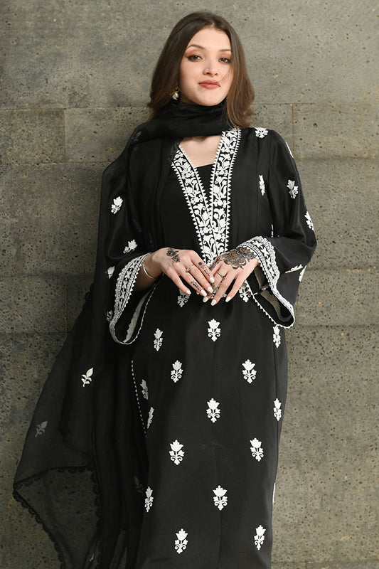 Black Diamond Shirt and Dupatta
