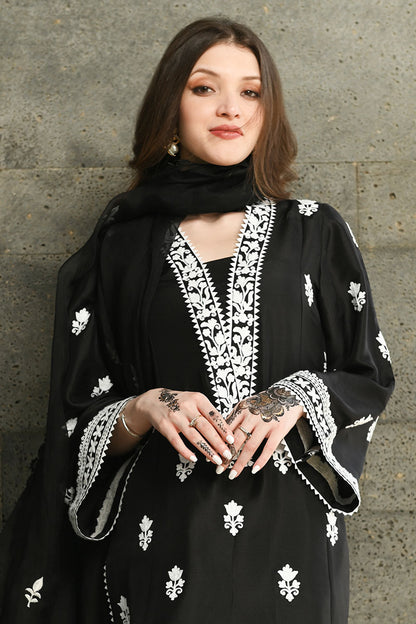 Black Diamond Shirt and Dupatta