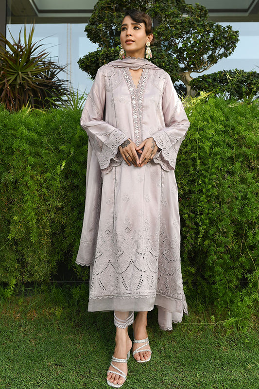 Lilac Marble Shirt and Dupatta