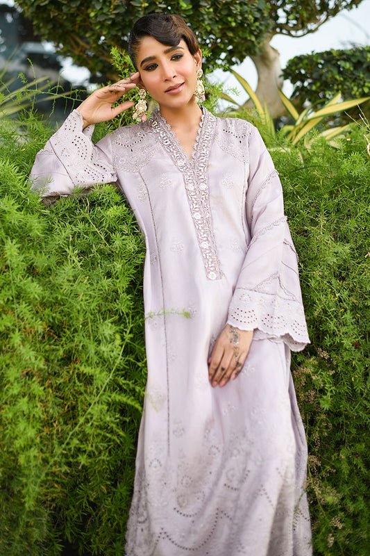 Lilac Marble Shirt and Dupatta