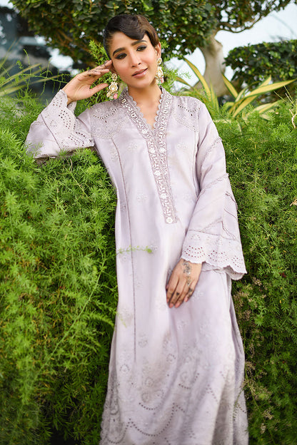 Lilac Marble Shirt and Dupatta