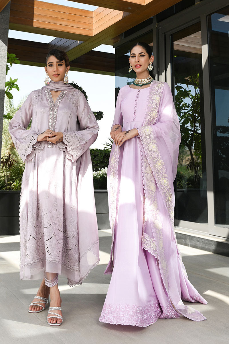 Heirloom lilac Kalidaar and Dupatta