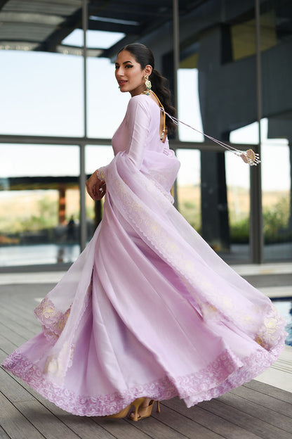 Heirloom lilac Kalidaar and Dupatta