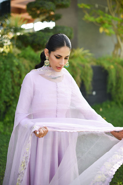 Heirloom lilac Kalidaar and Dupatta