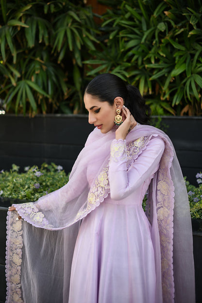 Heirloom lilac Kalidaar and Dupatta