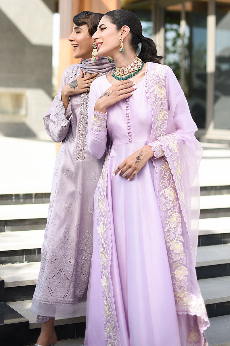 Heirloom lilac Kalidaar and Dupatta