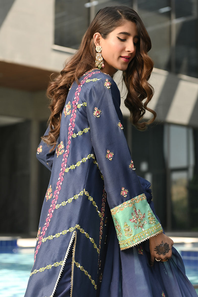 Blue Sapphire Shirt and Dupatta