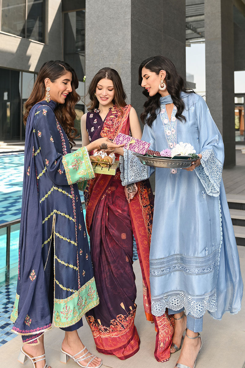 Vintage Voilet Saree