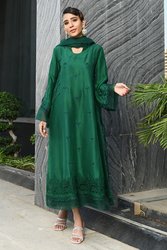 Deep Lake Shirt and Dupatta