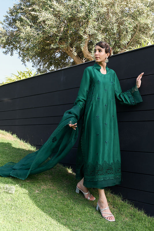 Deep Lake Shirt and Dupatta