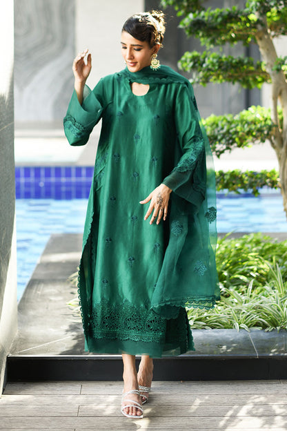 Deep Lake Shirt and Dupatta