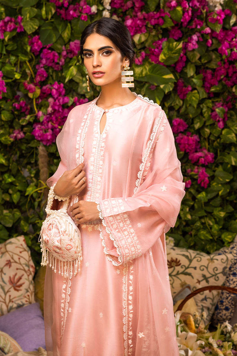 Pink Nectar Shirt and Dupatta
