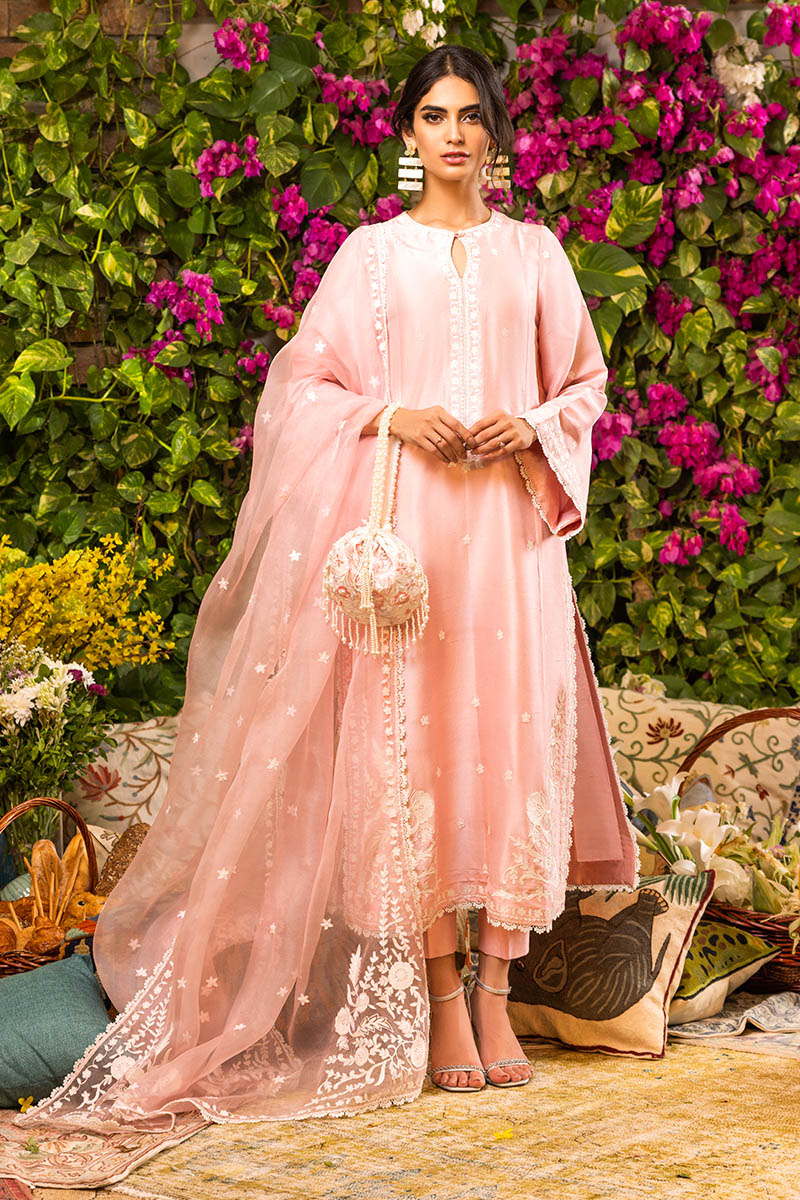 Pink Nectar Shirt and Dupatta