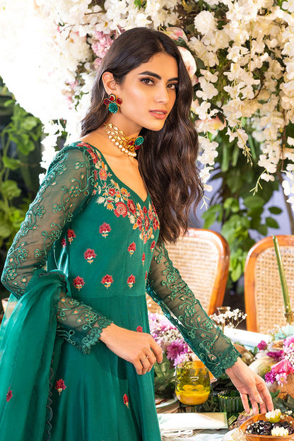 Ivy green Kalidaar and Dupatta
