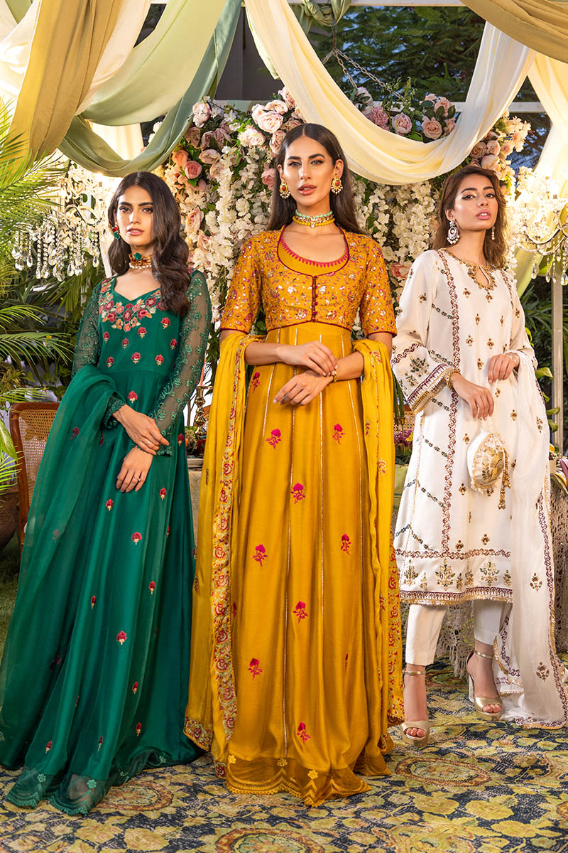 Apricot Kalidaar and Dupatta