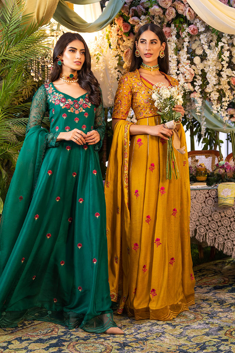 Apricot Kalidaar and Dupatta