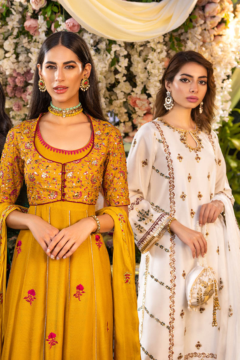 Apricot Kalidaar and Dupatta
