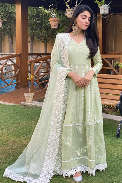 Lena Angarkha and Dupatta