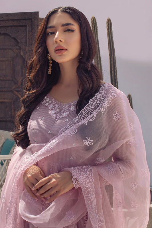 Lavender Lily Kalidaar and Dupatta
