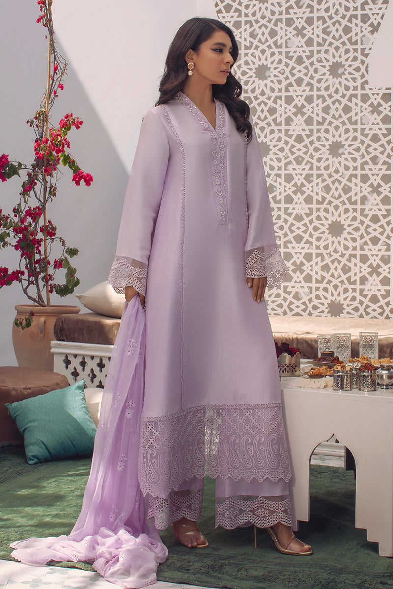 Whimsical Lavender Shirt and Dupatta