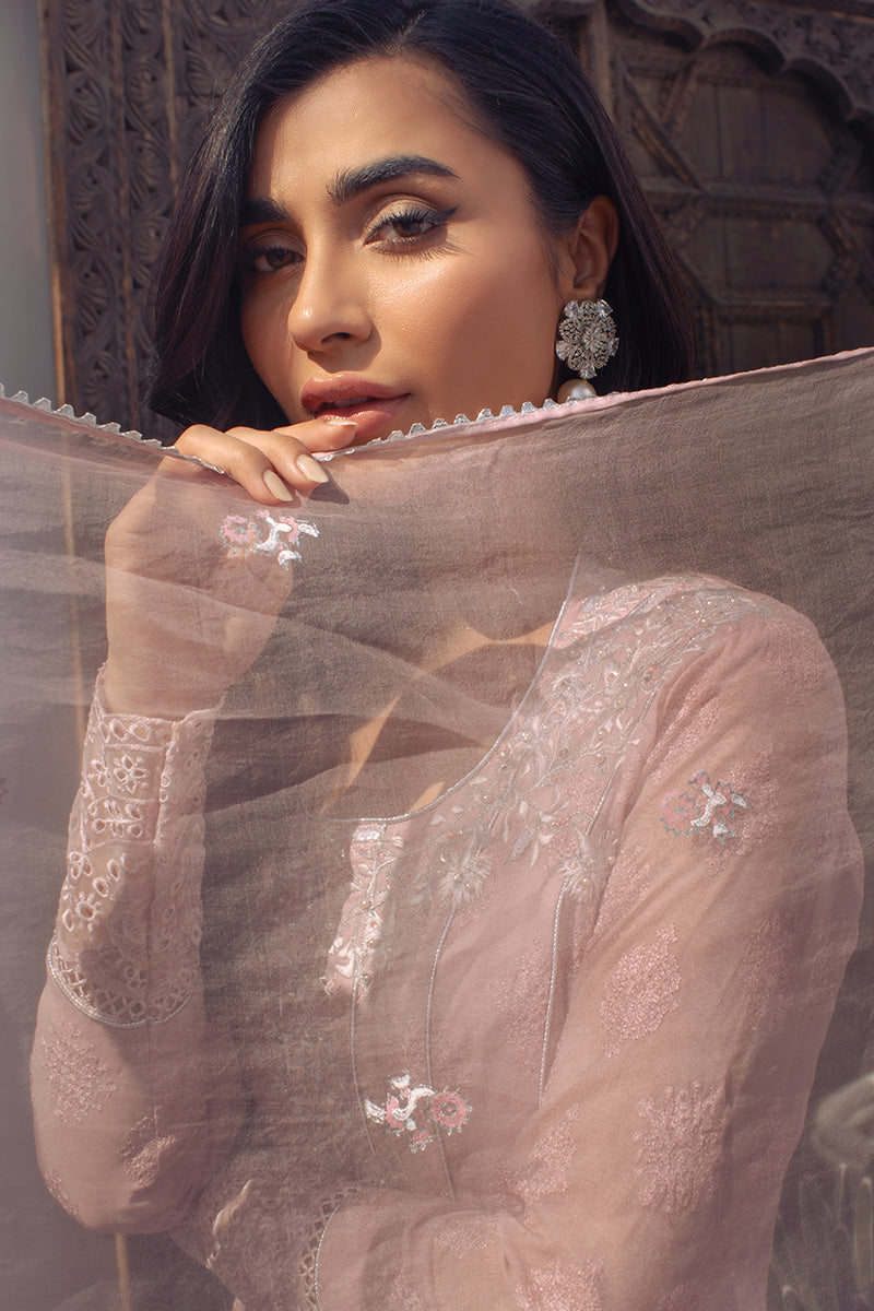 Enchanted Rose Kalidaar and Dupatta