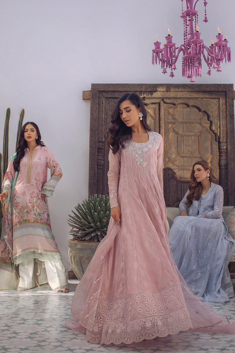 Enchanted Rose Kalidaar and Dupatta