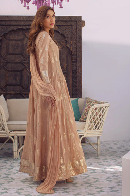 Taupe Kalidar and Dupatta