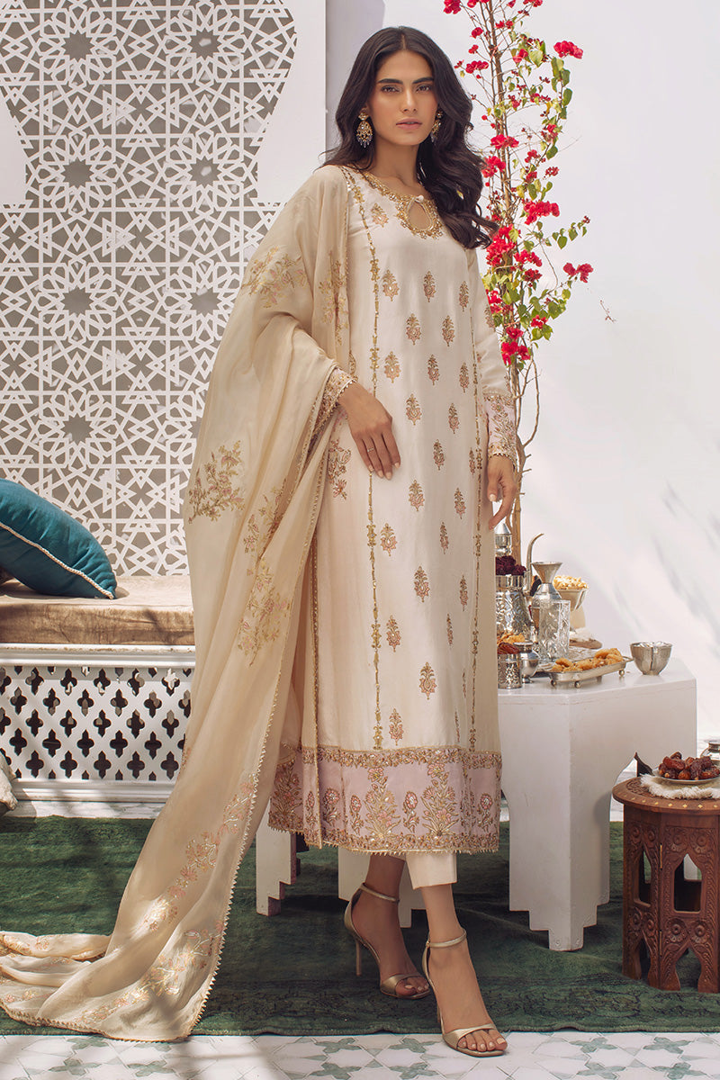 Block Print Fusion Shirt and Dupatta