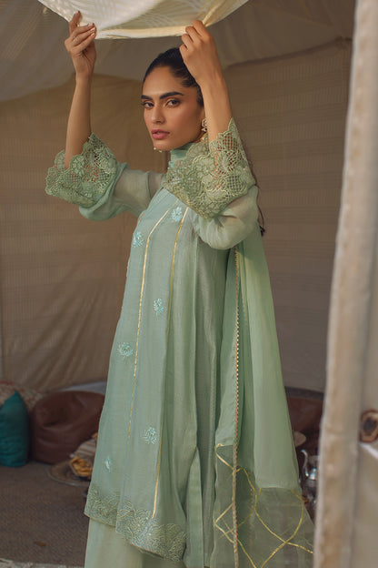 Sage Shirt and Dupatta