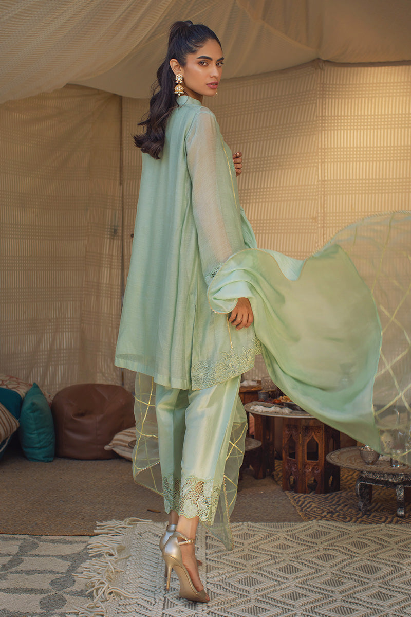 Sage Shirt and Dupatta