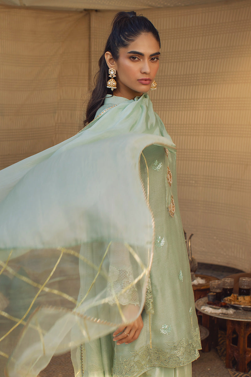 Sage Shirt and Dupatta