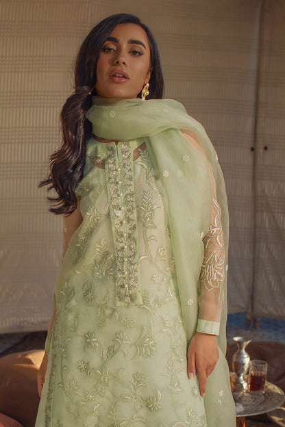 Mint Spring Shirt and Dupatta