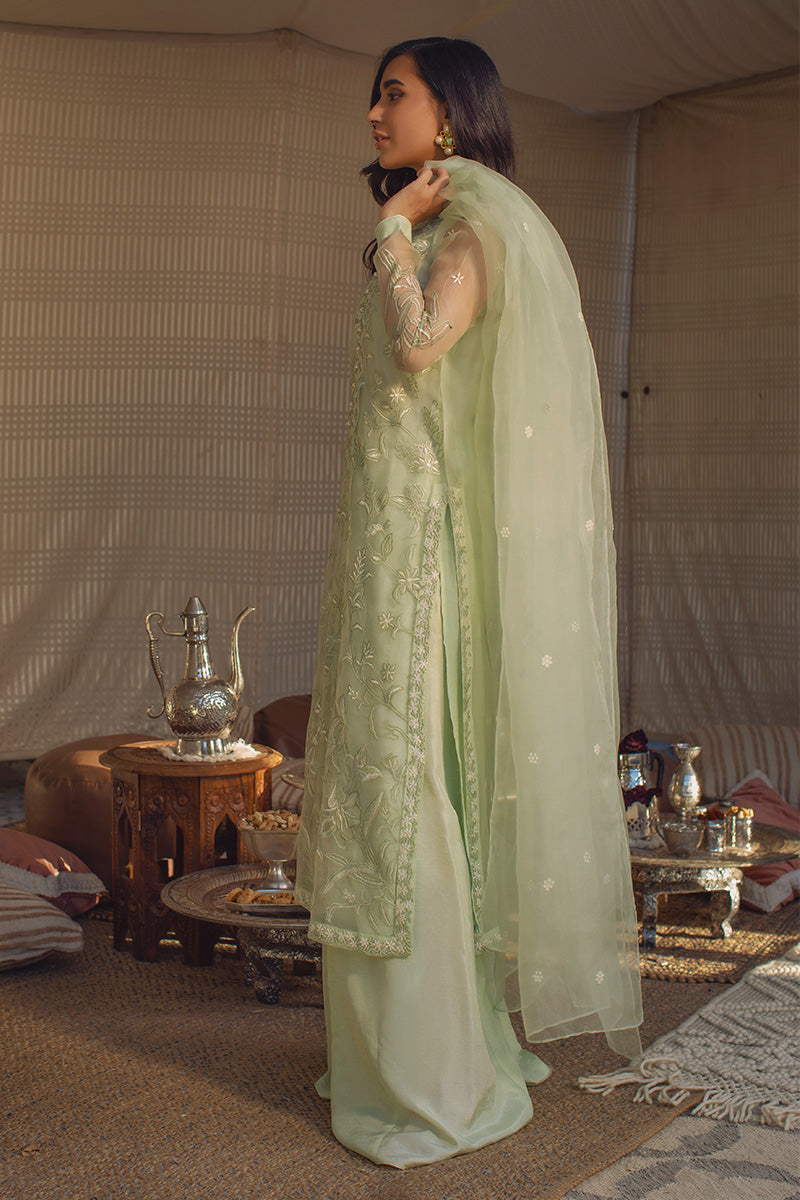 Mint Spring Shirt and Dupatta