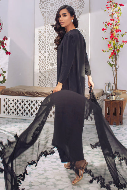 Noir Elegance Shirt and Dupatta